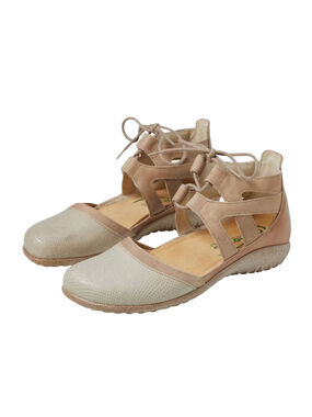 Naot Kata Gladiator Sandals Leather Shoes 8 US 39 EU Tan Closed Toe